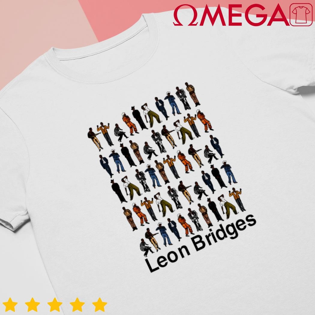 Evolution of Leon Bridges Cartoon shirt