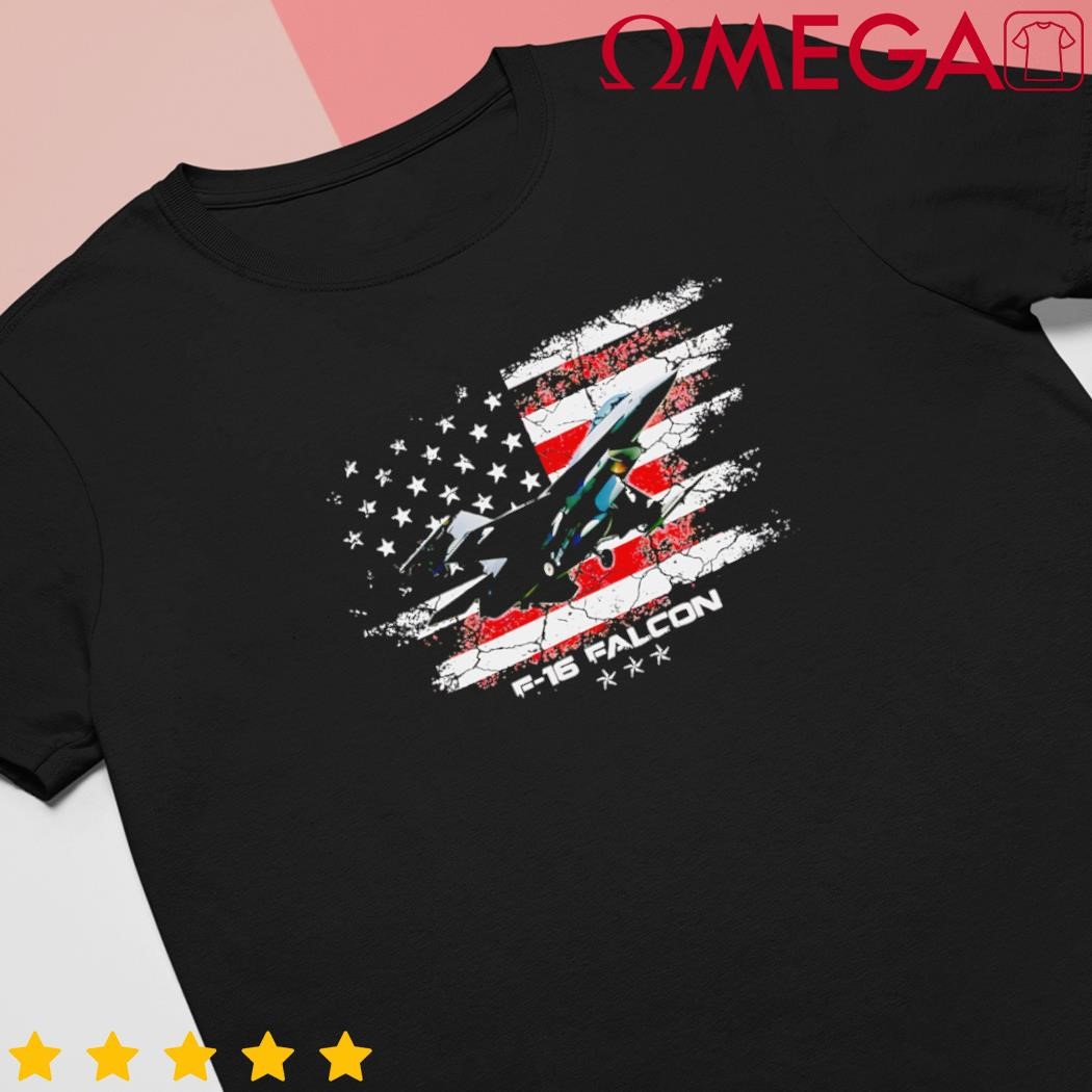 F 16 Falcon U.S Military Fighter Fighting Jet Pilot Veteran shirt