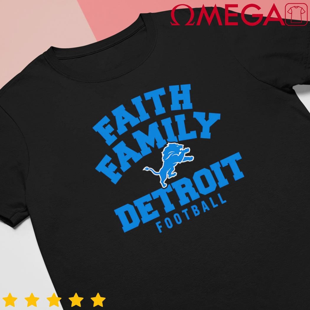 Faith Family Detroit Football Logo shirt