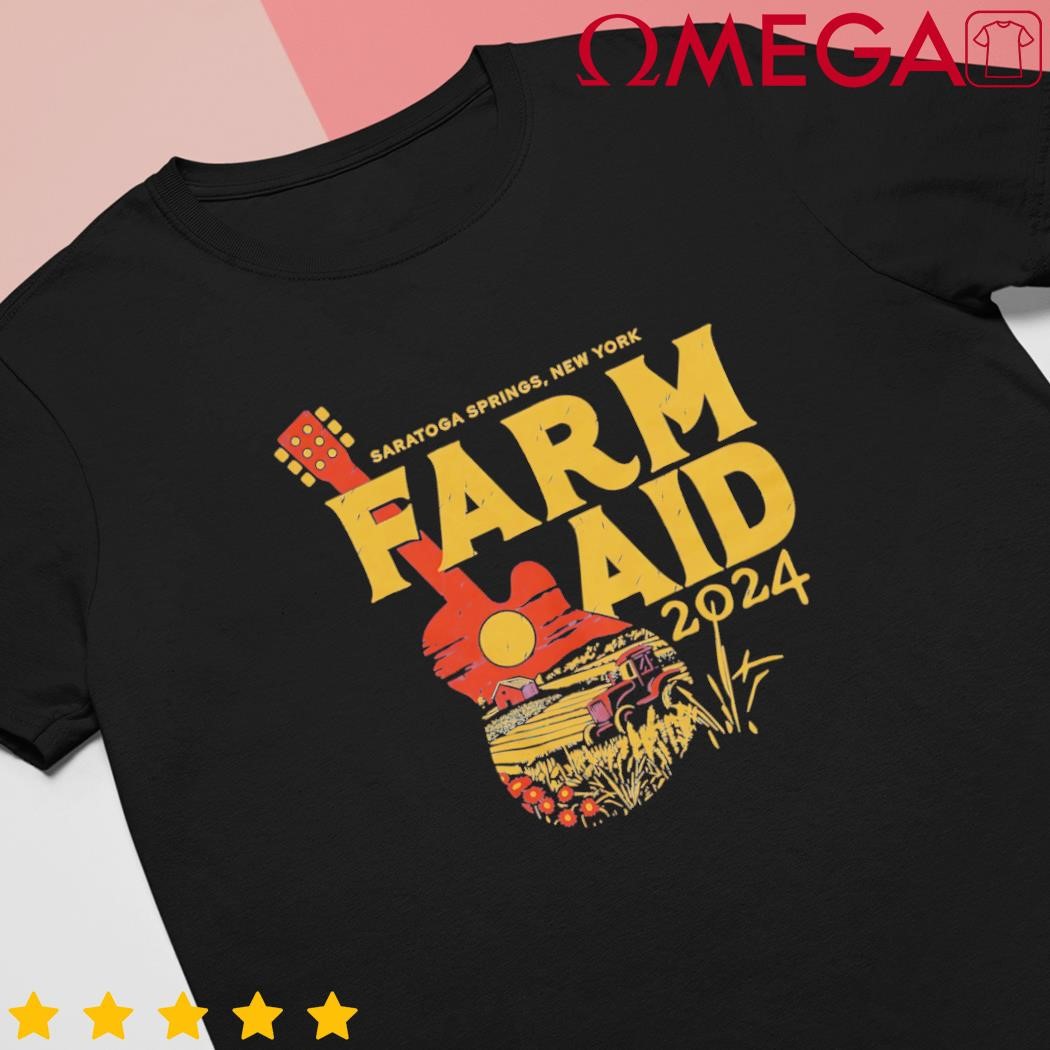 Farm Aid 2024 Tilted Guitar shirt