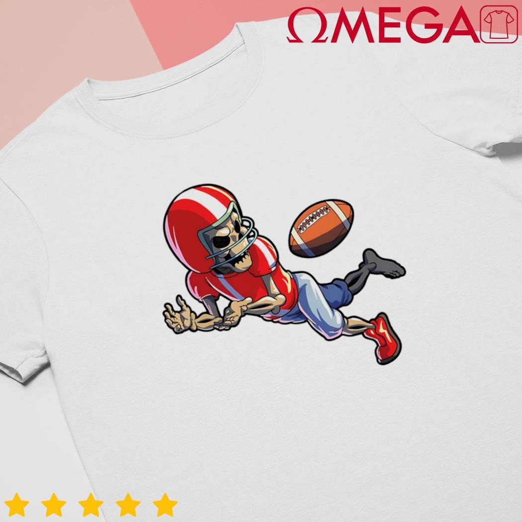 Football Halloween Boy Skeleton Halloween shirt