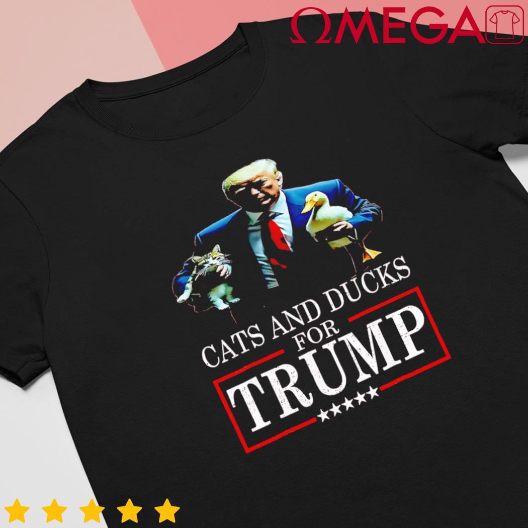 Fun Cats and Ducks for Trump 2024 Kittens and Ducks shirt