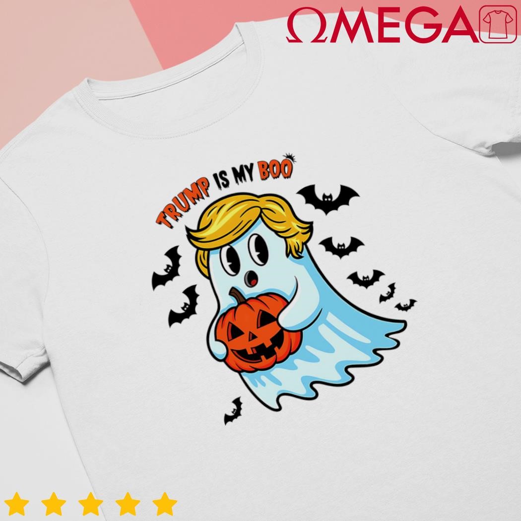 Funny Donald Trump is my boo Halloween shirt