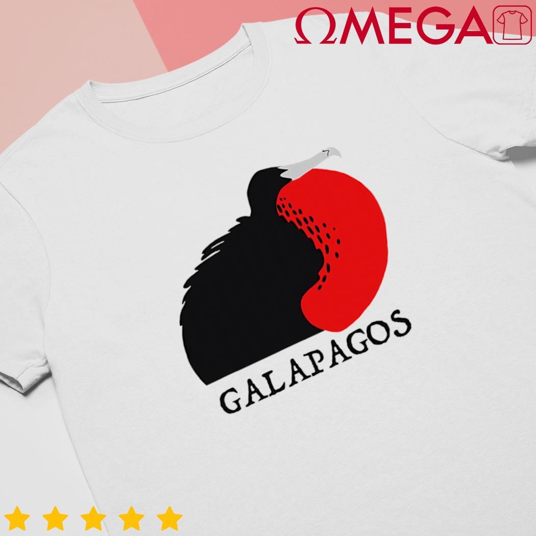 Galapagos magnificent frigate bird shirt