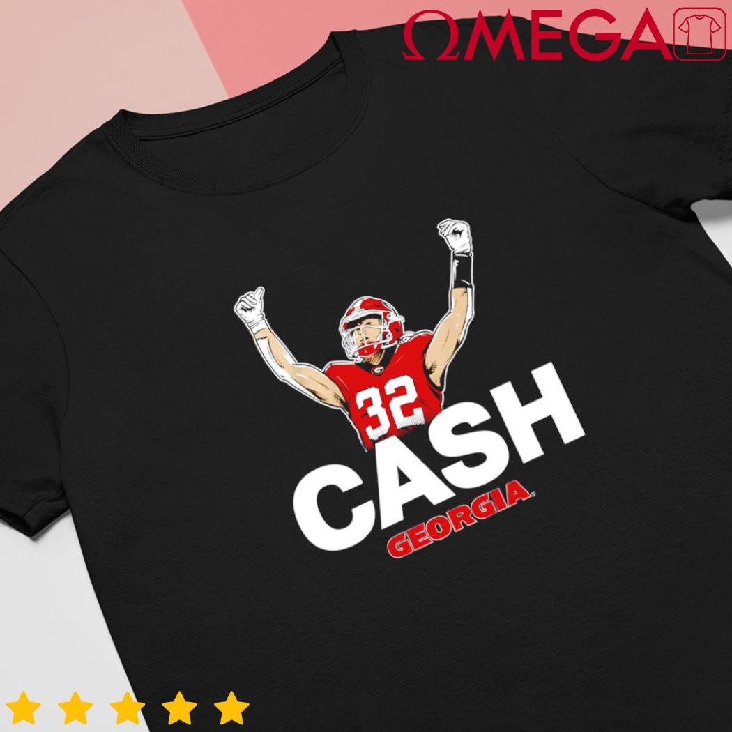 Georgia Football Cash Jones NIL and UGA shirt