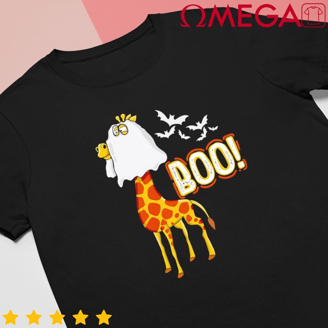 Giraffe Boo Halloween Fun Costume Party shirt