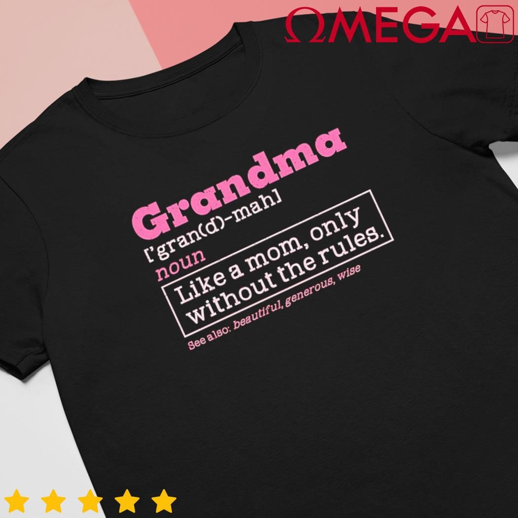 Grandma definition gift shirt