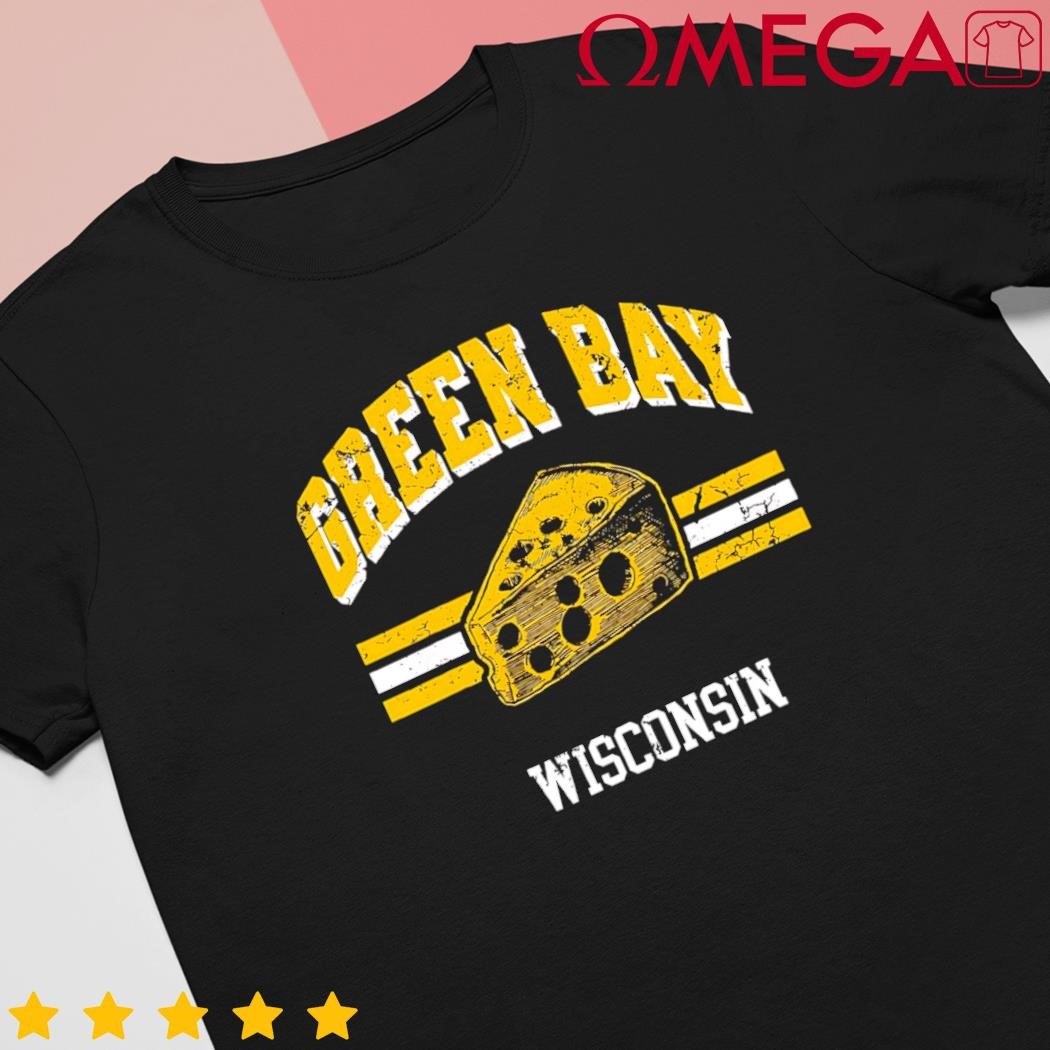 Green Bay Wisconsin Cheesehead Retro Pride Vintage Cheese shirt