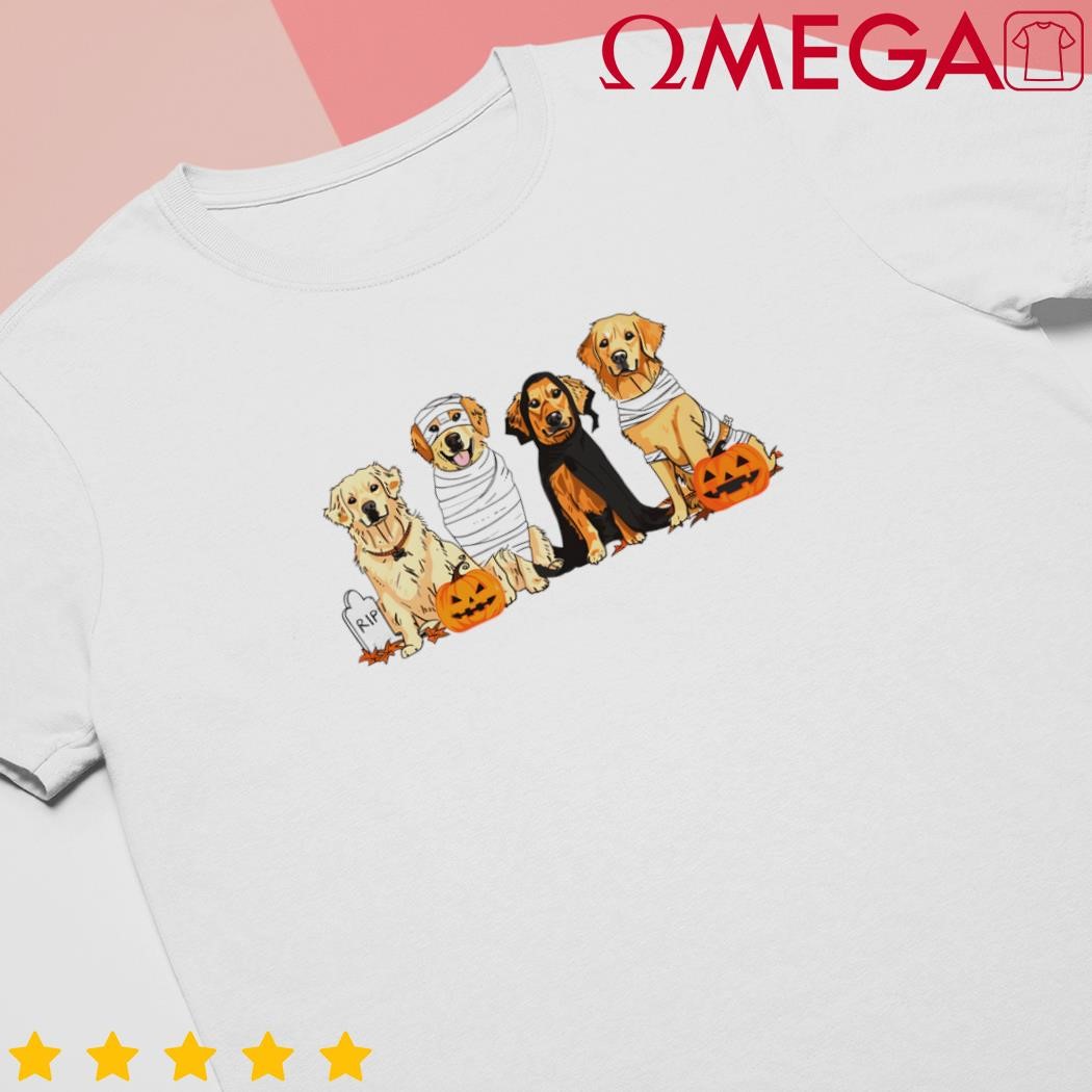 Halloween Golden Retriever Dog Lover shirt