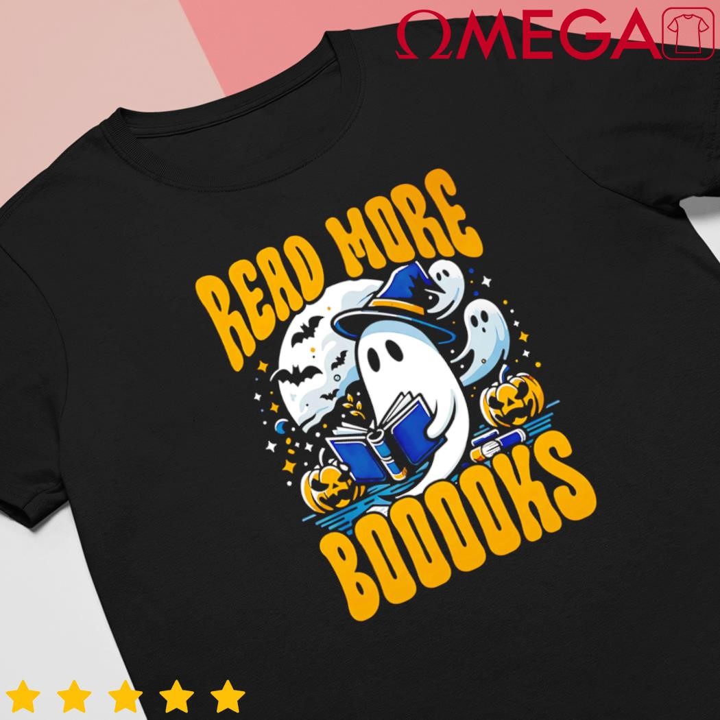 Halloween library read more booooks shirt