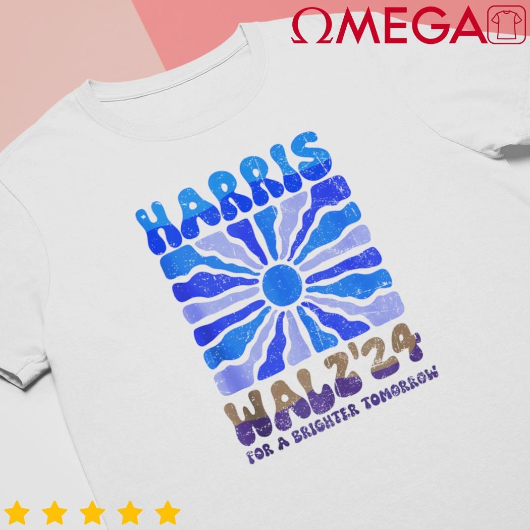 Harris Walz 2024 election Harris Walz24 for a brighter tomorrow shirt