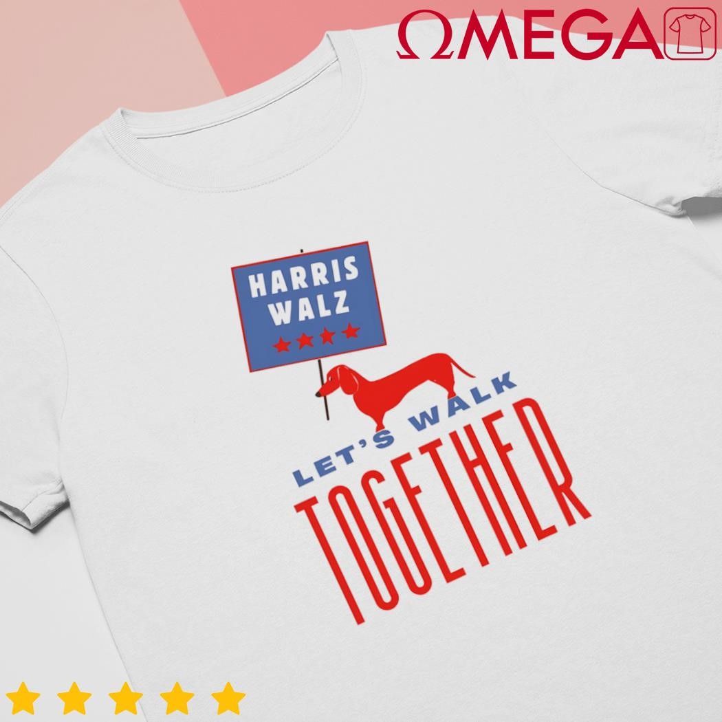 Harris Walz lets walk together shirt