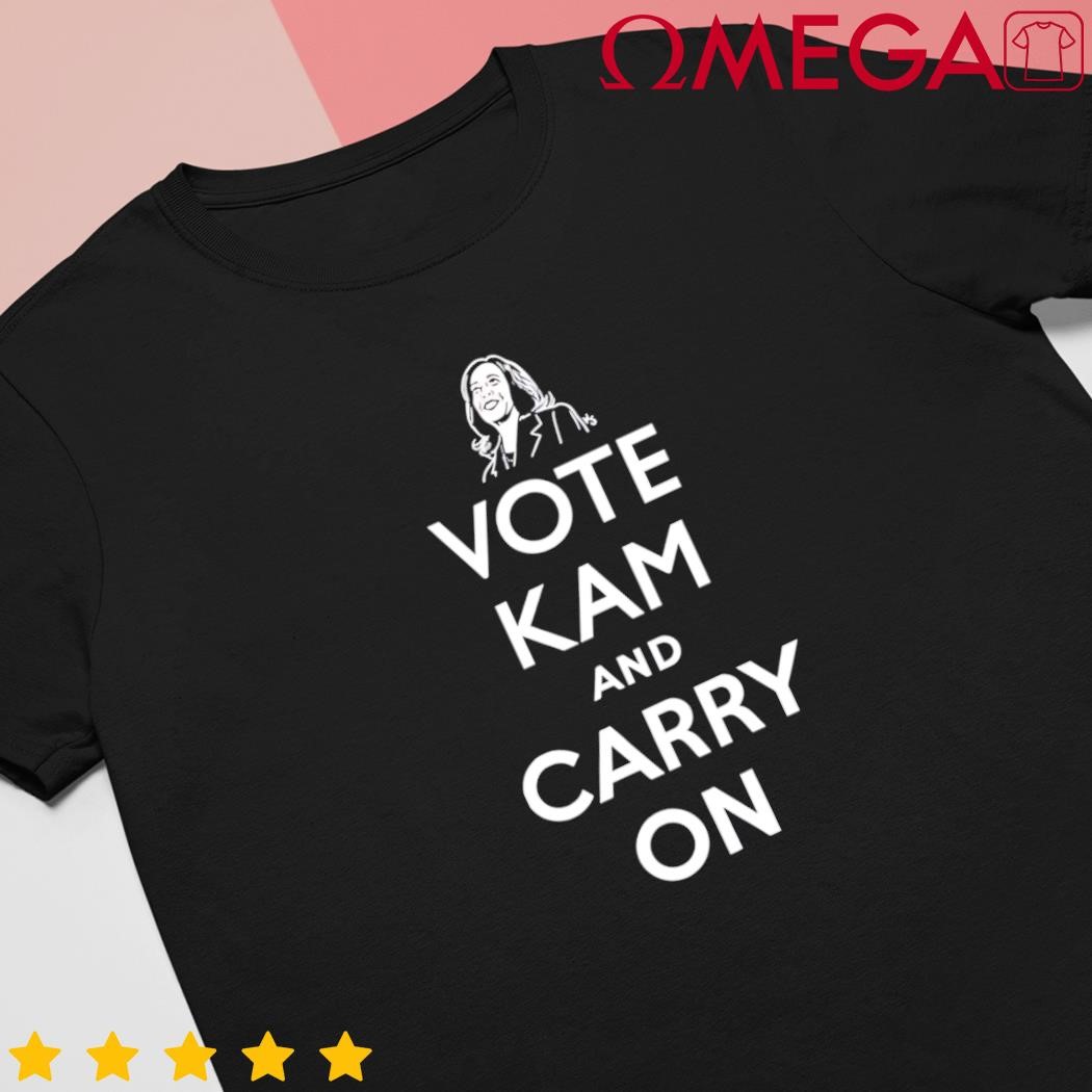 Harris vote Kam and Carry on shirt