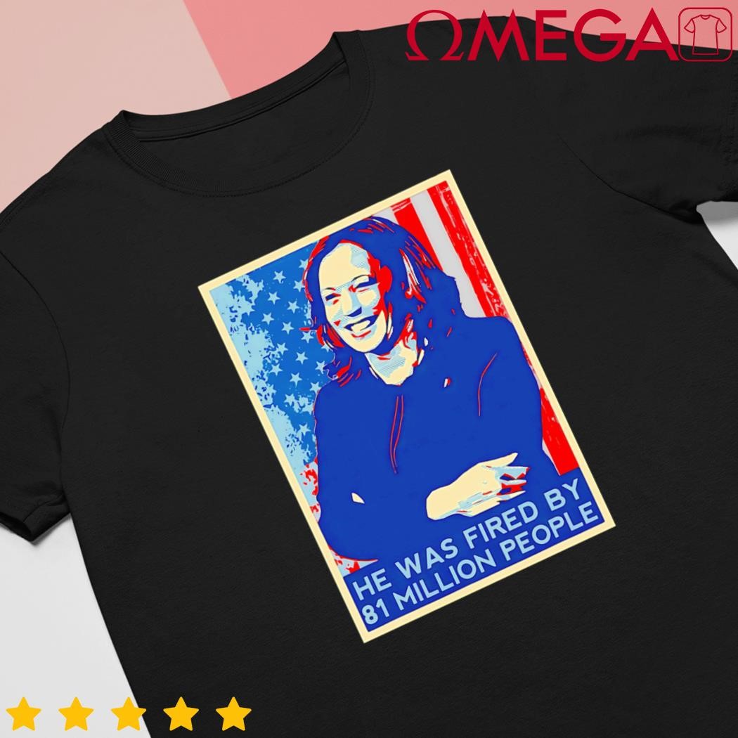 He was fired by 81 million people presidential debate 2024 US flag retro shirt