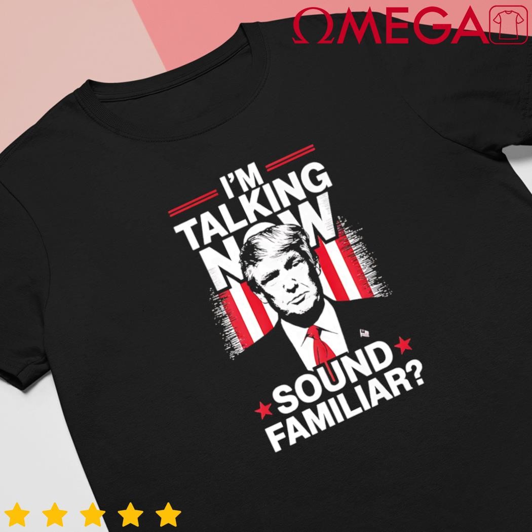 I am talking now Trump Harris Debate 2024 US flag shirt