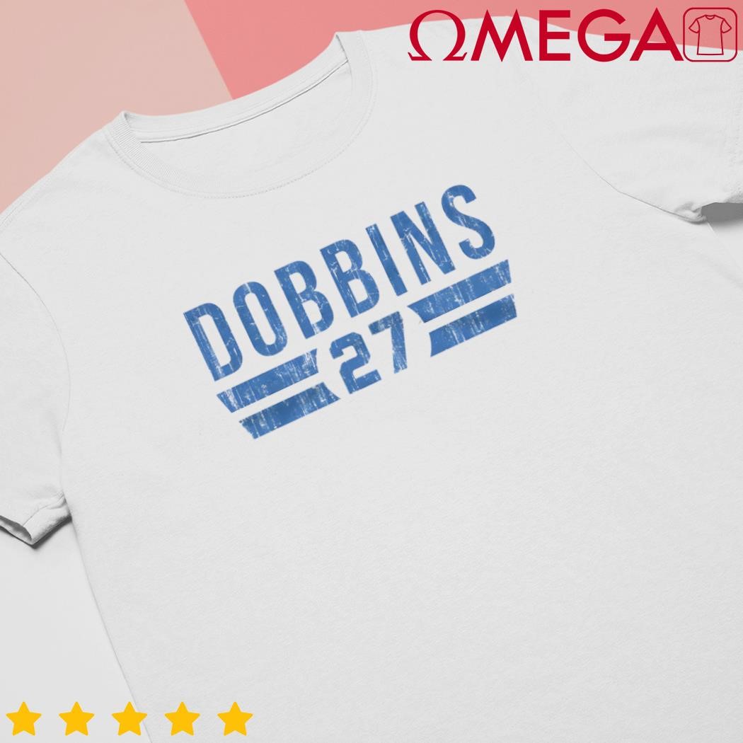 J.K. Dobbins 27 Los Angeles Font shirt