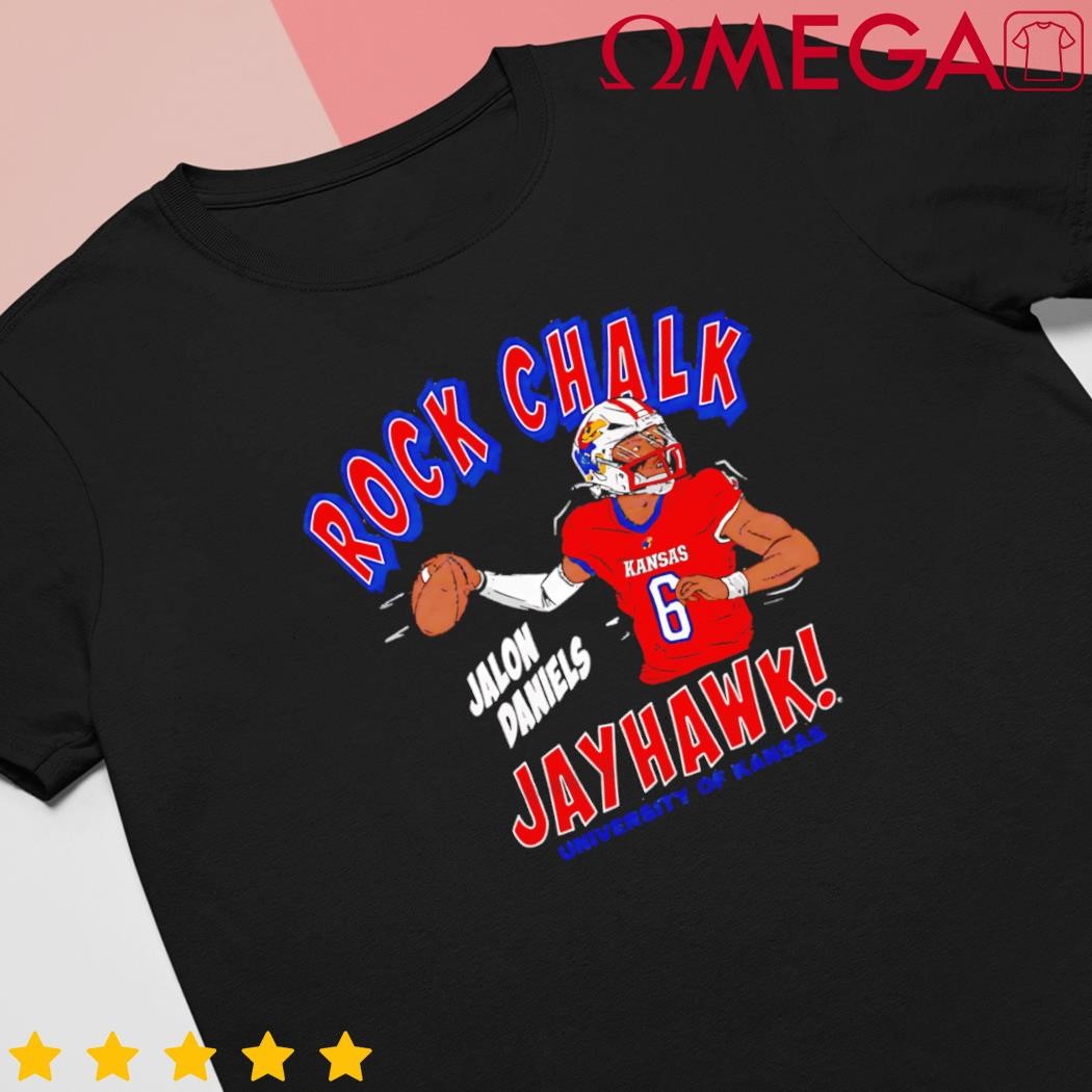 Jalon Daniels Rock Chalk Jayhawk University of Kansas Football shirt