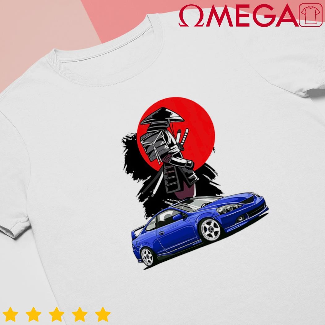 Jdm Rsx Auto Tuning Japan Samurai Sun Drift Retro shirt