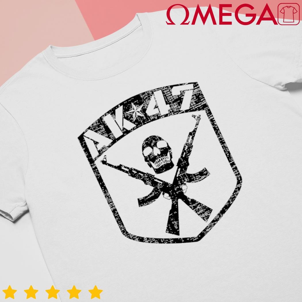 Kalashnikov Ak47 Assault Rifle Skull Retro shirt