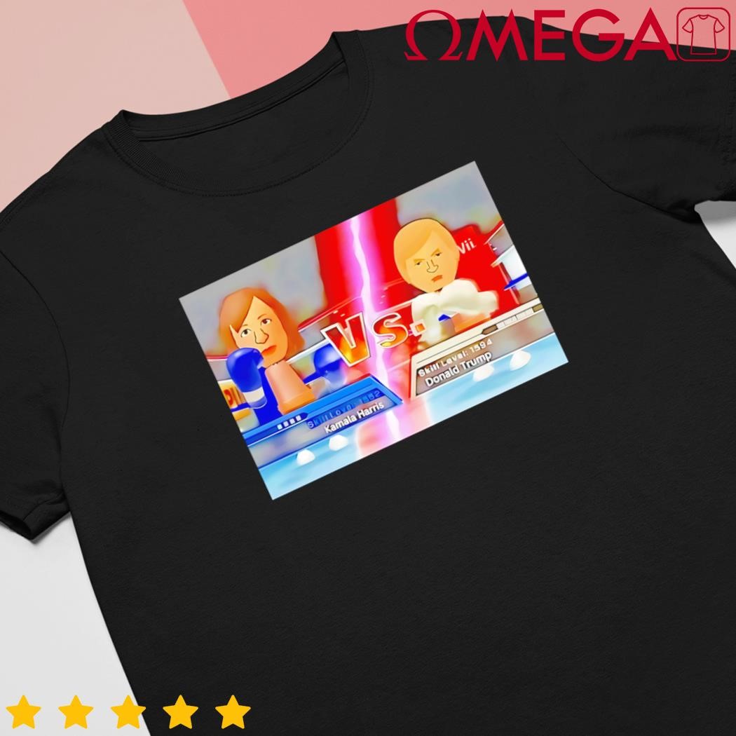 Kamala Haris and Donald Trump Mii Boxing Presidential Election Poster shirt