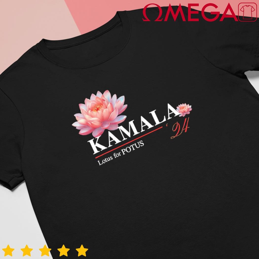 Kamala Harris Lotus Rainbow Floral 2024 President shirt