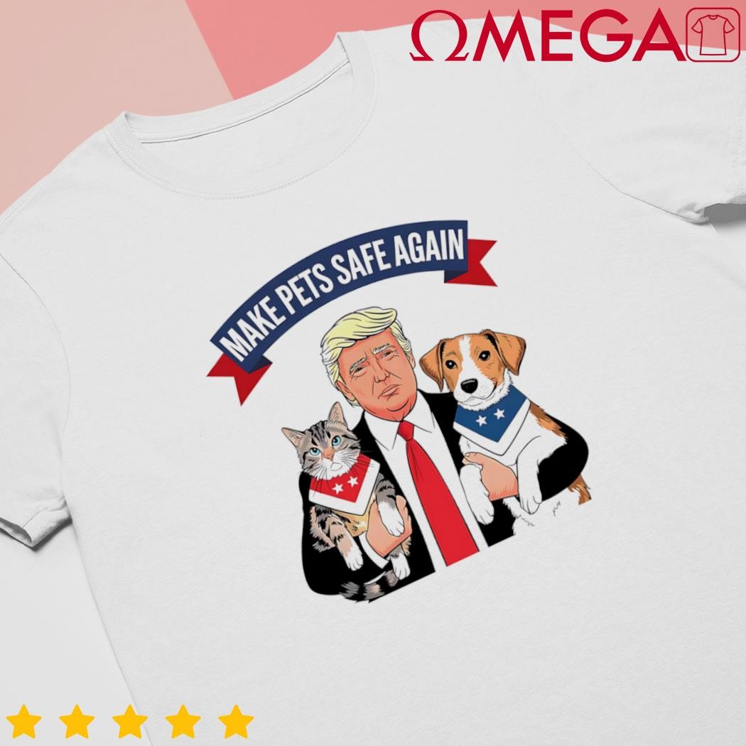 Make Pets Safe Again Cats And Dogs 2024 Trump Harris Debate shirt