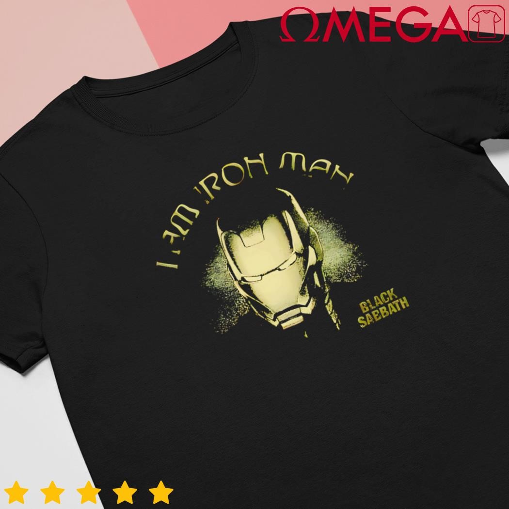 Marvel's Iron Man by Black Sabbath I am Iron Man shirt