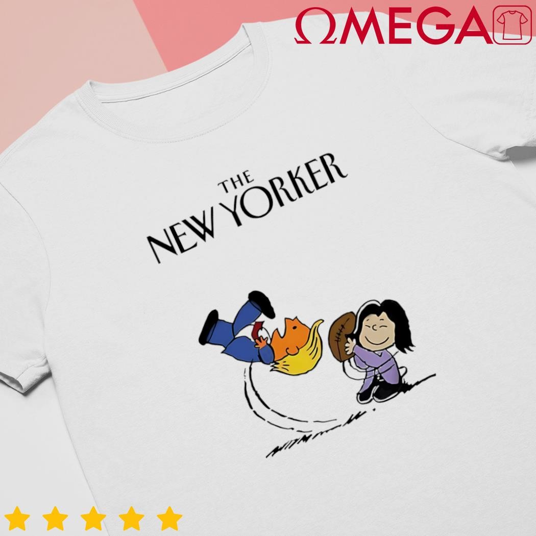 The New Yorker Kamala Harris and Donald Trump Peanuts Cartoon shirt