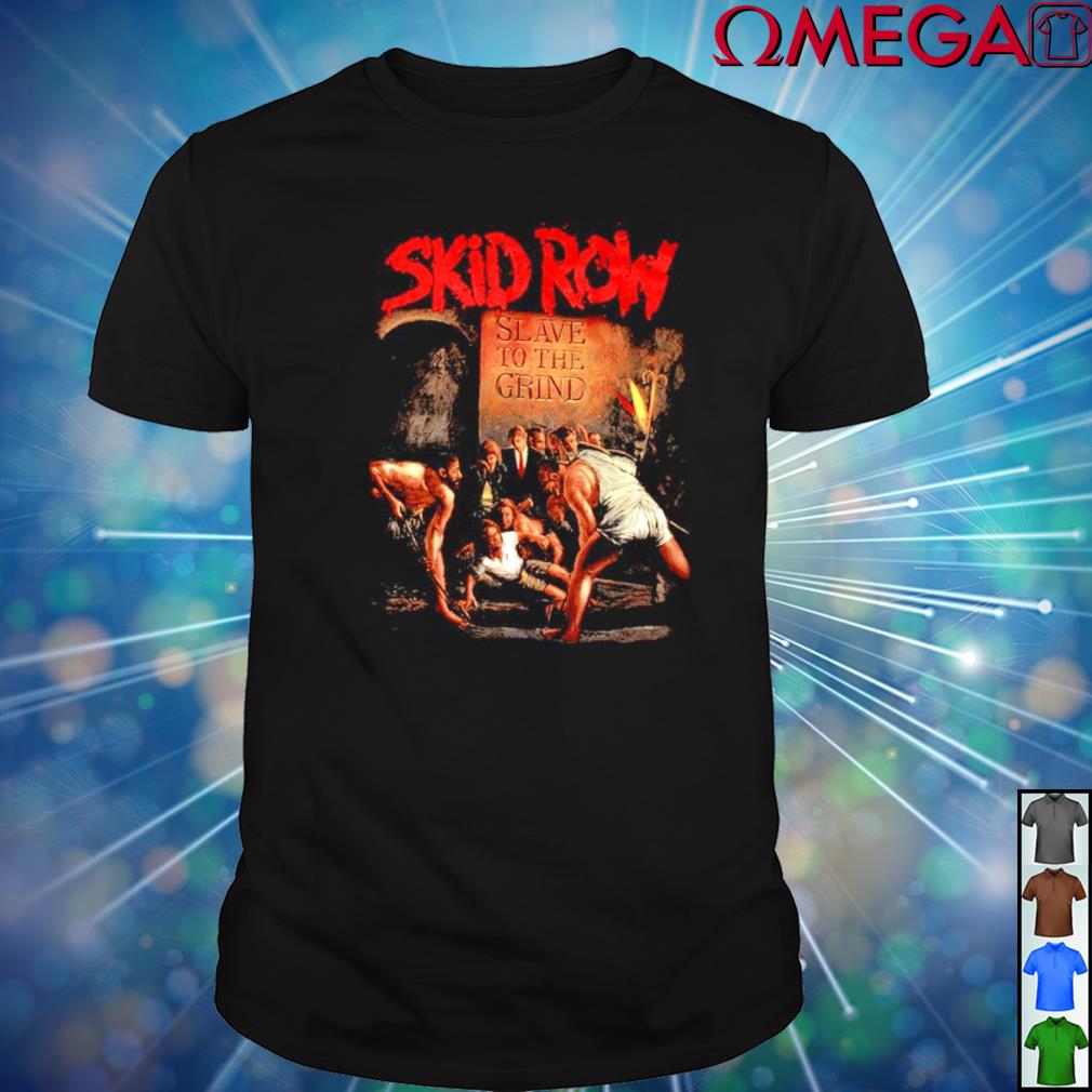 skid row slave to the grind t shirt