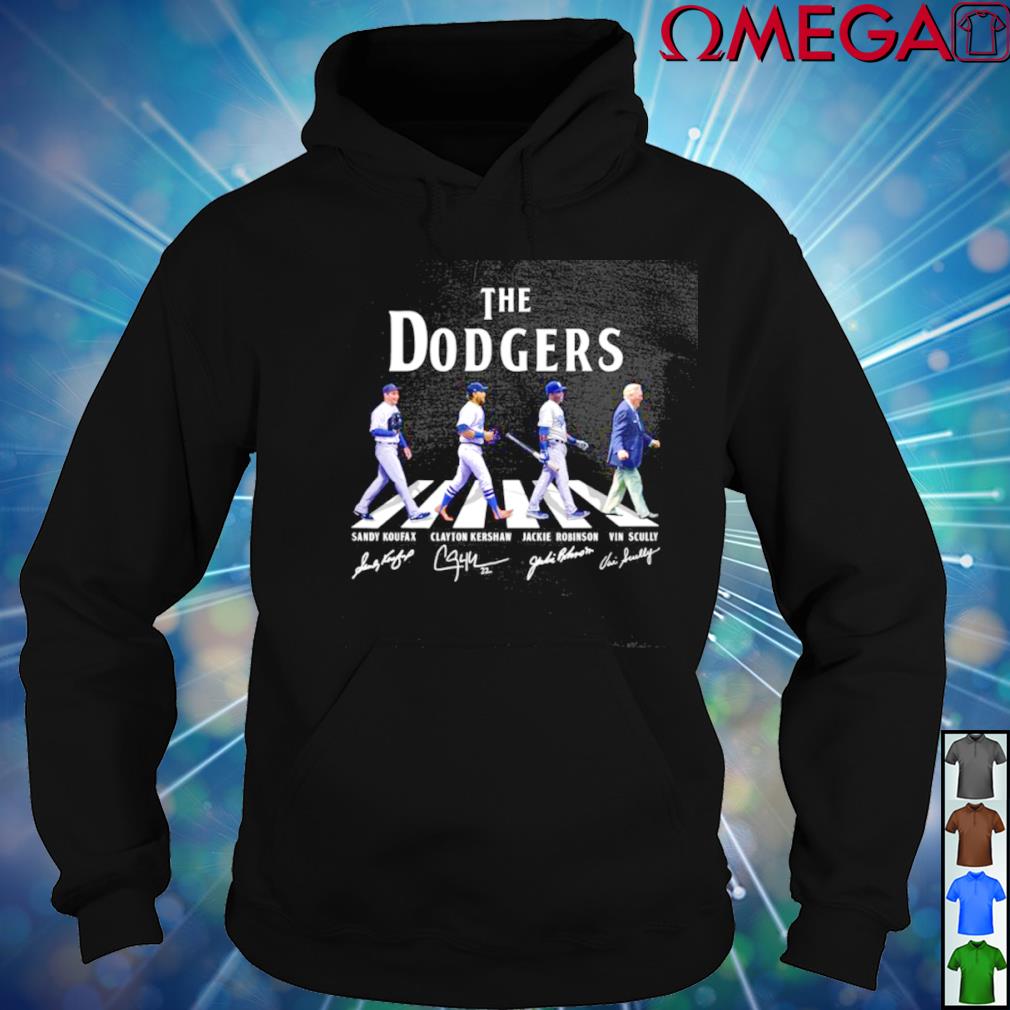 Offifial The Dodgers Abbey Road Signatures Los Angeles Dodgers signature  shirt, hoodie, sweater, long sleeve and tank top