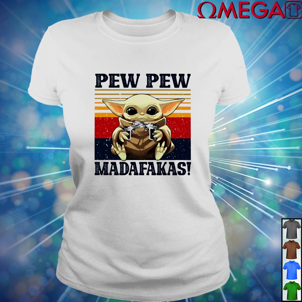 baby yoda pew pew shirt