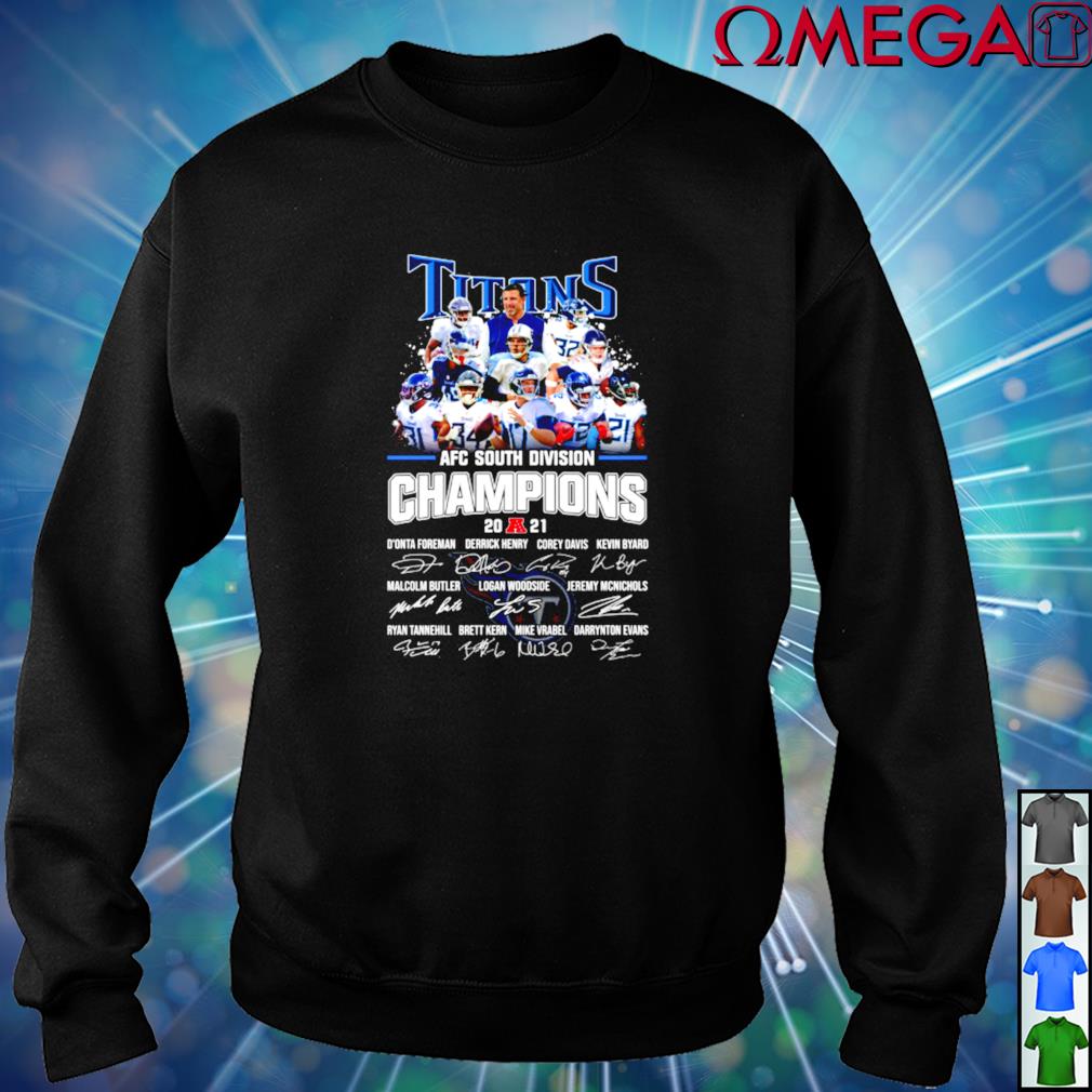 Tennessee Titans 2021 AFC south Champions shirt, hoodie, sweater, long  sleeve and tank top