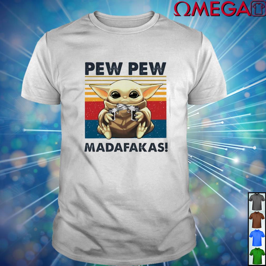 baby yoda pew pew shirt